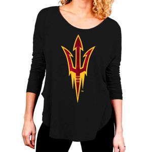 Arizona State Sun Devils Miss Fanatic Reflector Long Sleeve Scoop Top