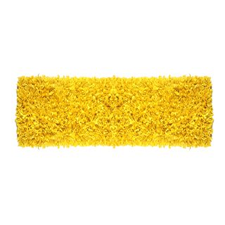 Hand knotted Jersey Yellow Cotton Shag Runner Rug (2 X 6)