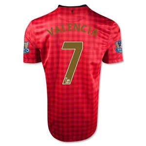 Nike Manchester United 12/13 VALENCIA Champions Home Soccer Jersey