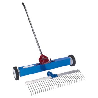AMK Manufacturing Rolling Magnetic Sweeper Rake Attachment   For Item# 1501682