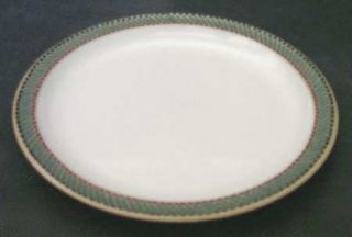 Denby Langley Luxor Bread & Butter Plate, Fine China Dinnerware   Blue, Green, T