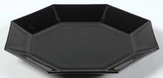 Arcoroc Octime Black 7 Salad Plate   Black,Octagonal,No Trim
