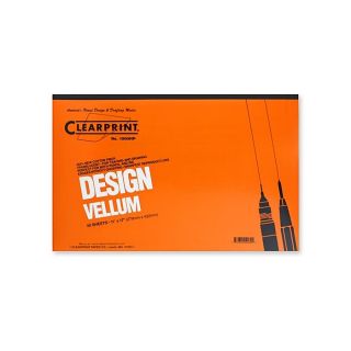 Clearprint 11 inch X 17 inch Design Vellum 1000hp (pack Of 50) (11 inches x 17 inchesSheets 50Paper weight 16 poundsStyle number 1000HP )