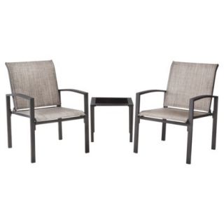 Threshold Gilmore 3 Piece Patio Sling Chat Furniture Set