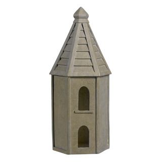 Castle House Garden (Tuscan earth finishMaterials Magnesium oxideStyle Garden ornamentWeatherproof YesDimensions 25 inches high x 10 inches wide x 10 inches deepWeight 13 pounds )