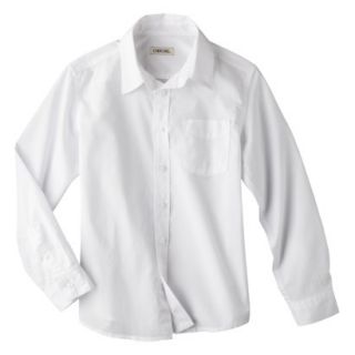 Cherokee Boys Button Down Shirt   True White Uv Calibrated XS