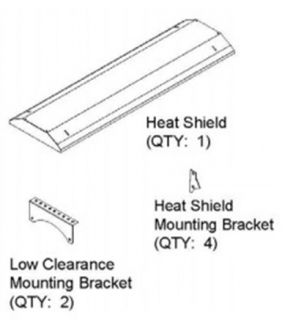 Berner Low Clearance Mounting Kit   Stainless