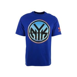 New York Knicks adidas NBA Chrome Horizon T Shirt