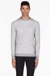 Diesel Grey Marled Waffle Cotton Sebatien Sweater