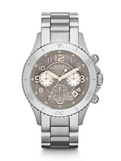 Marc by Marc Jacobs Stainless Steel Chronograph Watch   Silver