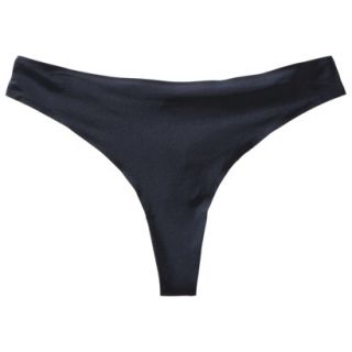 Gilligan & OMalley Womens Seamles Thong   Ebony L