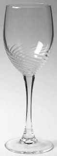 Cristal DArques Durand Spirale Mate Wine   Gray Cut Swirls, Montelimar Shape