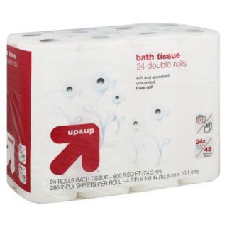 up & up Double Roll Bath Tissues 24 ct