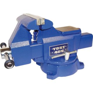 Yost Utility Bench Vise   6 1/2in. Jaw Width, Apprentice Series, Model# 465