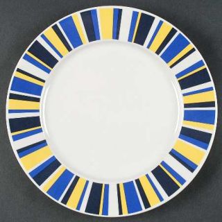 Oneida Hampton Stripe Dinner Plate, Fine China Dinnerware   Multicolor Striped R