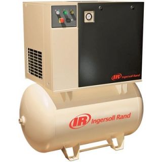 Ingersoll Rand Rotary Screw Compressor   200 Volts, 3 Phase, 10 HP, 38 CFM,