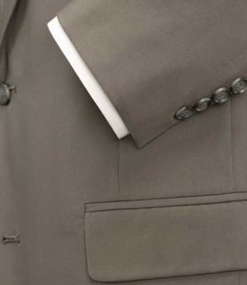 Executive 2 Button Poplin Suit Extended Sizes JoS. A. Bank Mens Suit