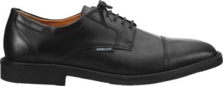 Mens Mephisto Poley   Black Supreme Lace Up Shoes