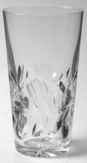 Kosta Boda Rosa Highball Glass   Cut Floral/Plant Design On Bowl