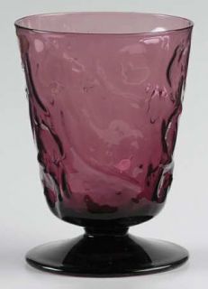 Bryce El Rancho Amethyst Juice Glass   Solid Amethyst, Textured Design