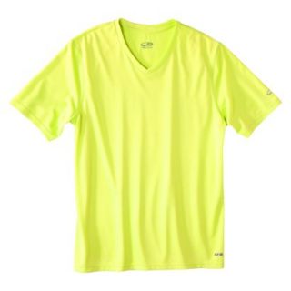 C9 By Champion Mens Advanced Duo Dry Endurance V  Neck Tee   Solar Flare L