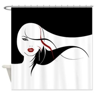  Glamorous Woman Shower Curtain  Use code FREECART at Checkout