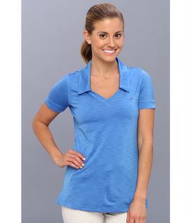 Oakley Morgan Polo Womens Short Sleeve Pullover (Blue)