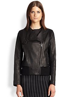 A.L.C. Saari Leather Jacket   Black