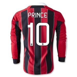 adidas AC Milan 12/13 PRINCE LS UCL Home Soccer Jersey