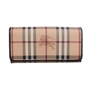 Burberry Penrose Haymarket And Black Continental Wallet