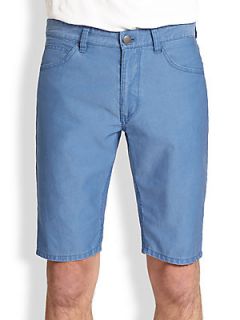 Theory Haydin Tuske Shorts   Bright Blue