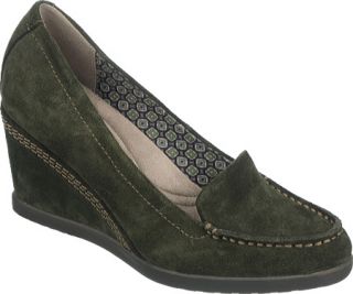 Womens Naturalizer Paisley   Antiba Green Oil Velour Suede Casual Shoes