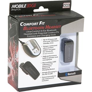 Bluetooth Comfort Fit Head Set   Black