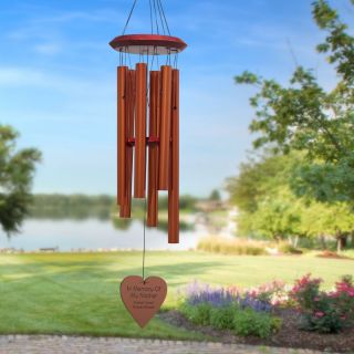 Chimes of Your Life   Mother   Heart   Memorial Wind Chime   MO HEART 39 BRONZE