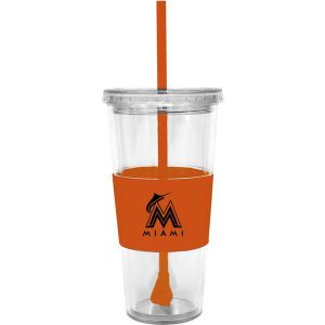 Miami Marlins Boelter Brands 22oz. Tumbler with Straw