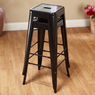 TMS Stackable 30 Bar Stool 39030 Color Black