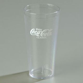 Carlisle 24 oz Coca Cola Stackable Tumbler   Clear