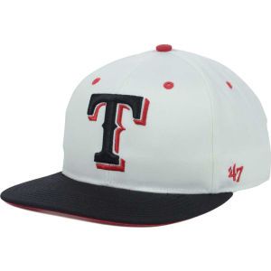 Texas Rangers 47 Brand MLB Red Under Snapback Cap