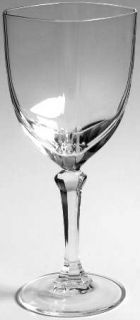 Cristal DArques Durand Chambery Wine Glass   Multi Sided Bowl Design, Knob In S