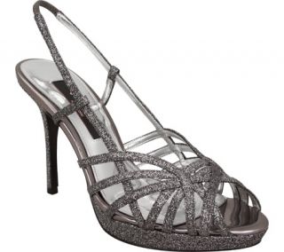 Womens Nina Fonda   Pewter Baby Glitter Strappy Shoes