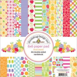 Fruit Stand Paper Pad 6x6in