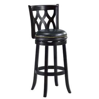 Valencia Black Triple Crossback 29 inch Barstool