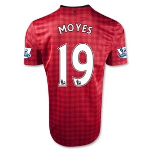 Nike Manchester United 12/13 MOYES Home Soccer Jersey