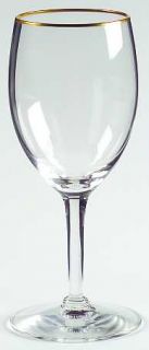 Seneca Puritan (Gold Trim) Wine Glass   Stem #1235, Gold Trim