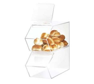 Cal Mil Stackable Food Bin, 7.5 x 19.5 x 8 in High, Clear Acrylic