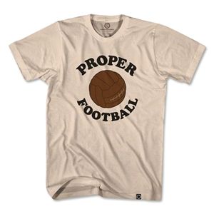 Objectivo Proper Football Soccer T Shirt (Tan)