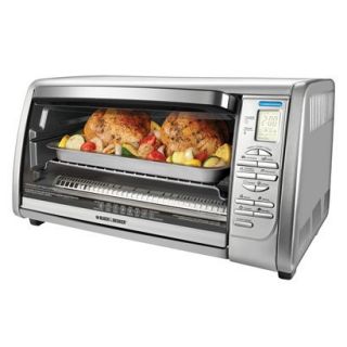 Black & Decker 6 Slice Stainless Steel Convection Oven   CTO6335S