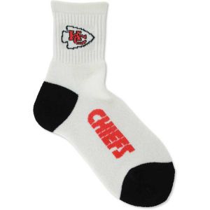 Kansas City Chiefs For Bare Feet Ankle White 501 Med Sock