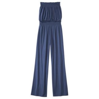 Mossimo Supply Co. Juniors Strapless Knit Jumpsuit   True Navy L(11 13)