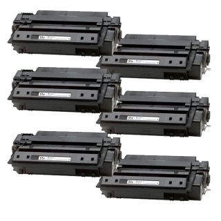 Hp Q7551x (51x) High Yield Black Compatible Laser Toner Cartridge (pack Of 6) (BlackPrint yield 13,000 pages at 5 percent coverageNon refillableModel NL 6x HP Q7551X TonerThis item is not returnable  )